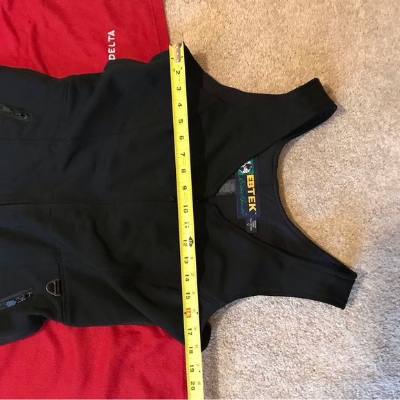 Eddie Bauer Ebtek Women’s Black Overall Winter Ski Pants Tall Size - Picture 3 of 12